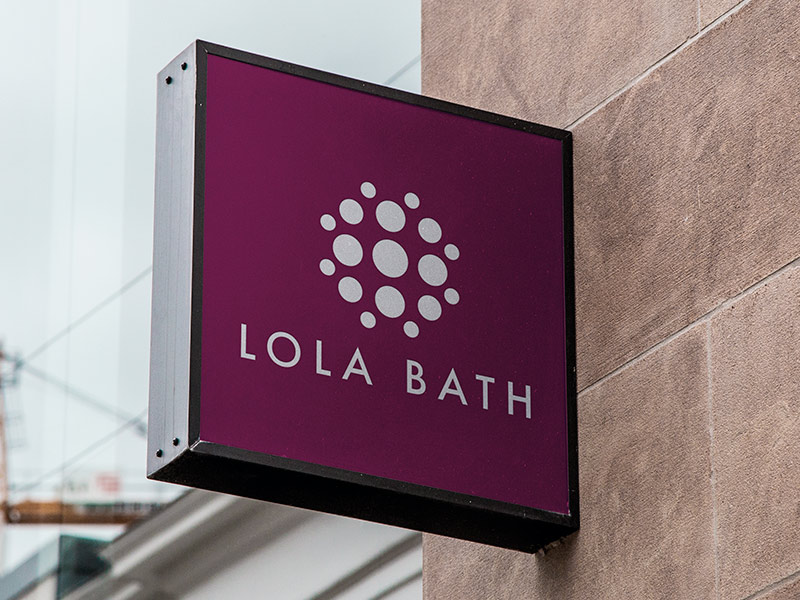 Diseño de logotipo y branding de Lola Bath